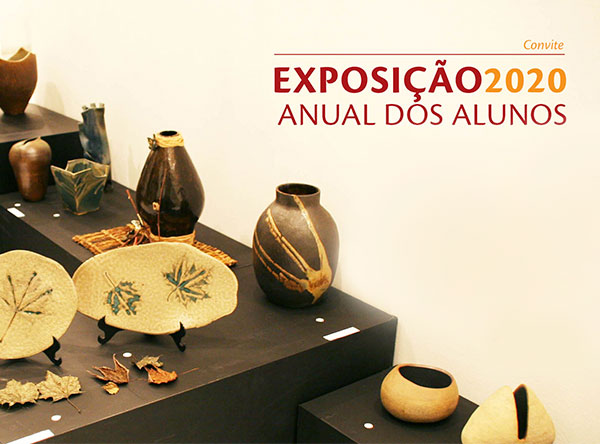 Exposição de cerâmica reúne obras feitas pelos alunos do IACE