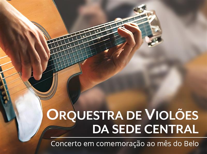 Concerto em Comemorao ao Ms do Belo, com a apresentao da Orquestra de Violes Mokiti Okada