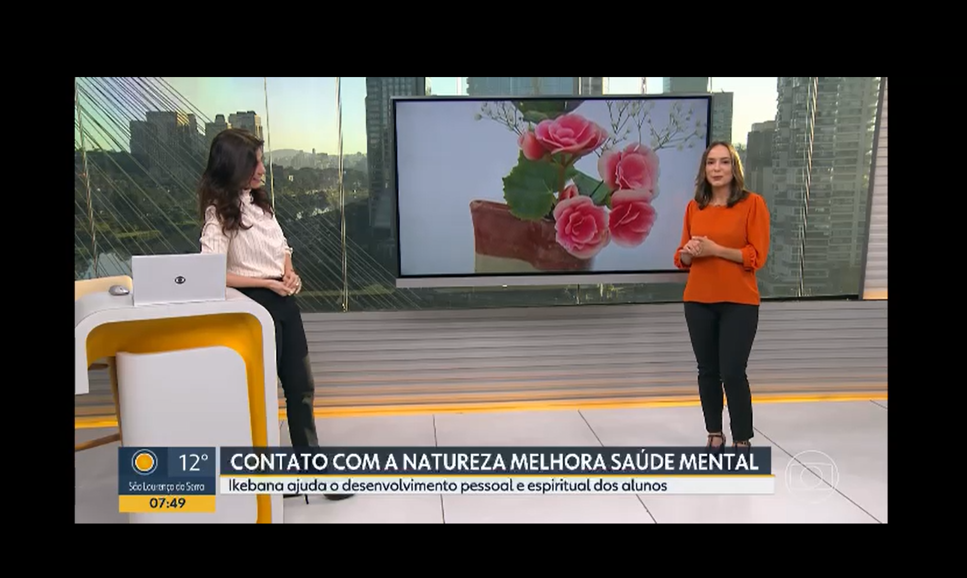 Ikebana Sanguetsu no Bom Dia SP - Arte Floral Japonesa contribui para a Sa�de Mental e Bem-estar Emocional